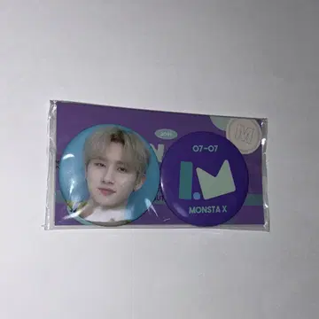 MONSTA X I.M 캔뱃지 2개 세트