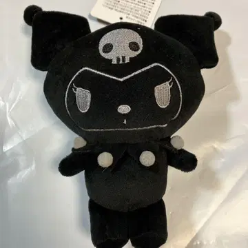 쿠로미 봉제 인형 키체인 블랙 산리오