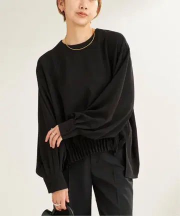 plage ADORE 어도어 별주 HEM TUCK 블라우스