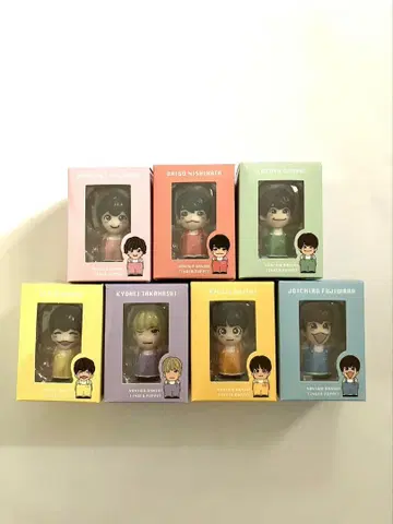 나니와 단시 손가락 인형 컴플리트 세트 7개 세트