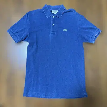 정품 일본제 라코스테 블루 피케 셔츠 M
