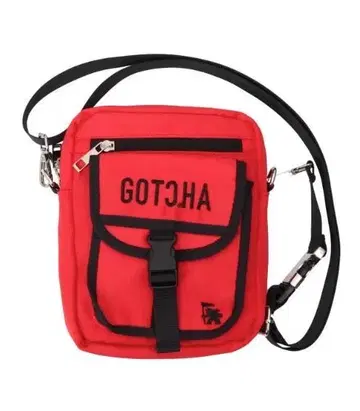 [GOTCHA] 발수 플랩 포켓 부착 숄더 파우치 레드