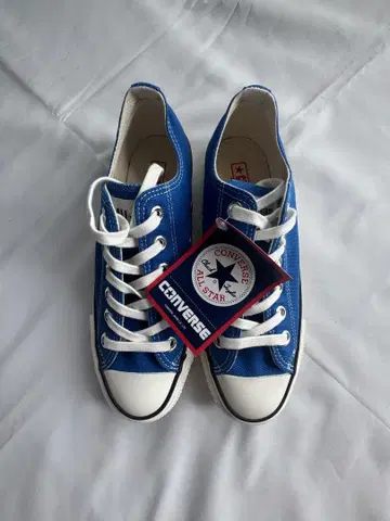 CONVERSE ALL STAR 로우 컷 스니커즈 블루 컨버스