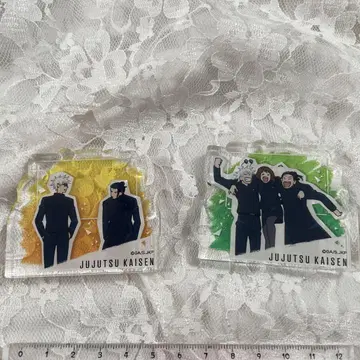 주술회전 아크릴 블록 2개 세트