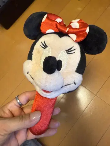 미니 마우스 거울이 달린 봉제 인형
