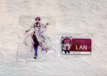시쿠포니 LAN 아크릴 스탠드 명찰 도부 동물 공원