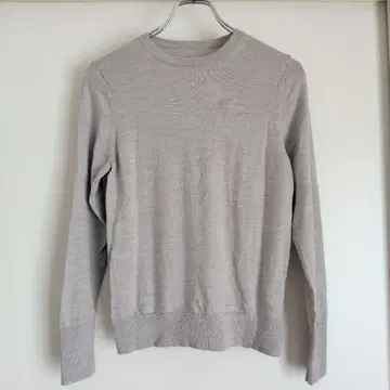 무인양품 MUJI 니트 긴소매 얇은 소재 봄/가을 니트