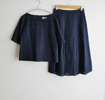 Leilian 레리안 레이스 상의 스커트 상하의 셋업
