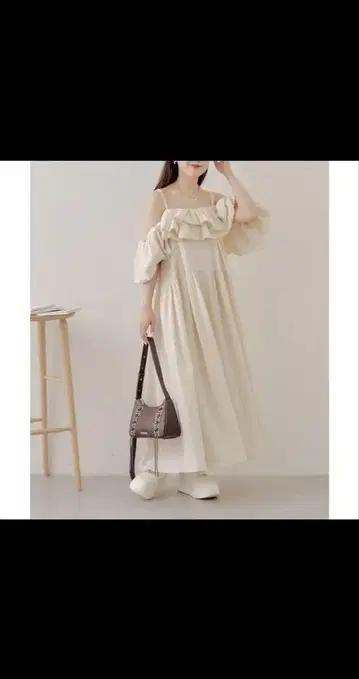 벌룬 소매 원피스 Chico