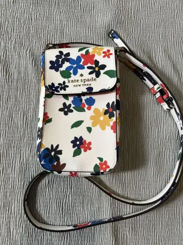 kate spade 꽃무늬 스마트폰 숄더백