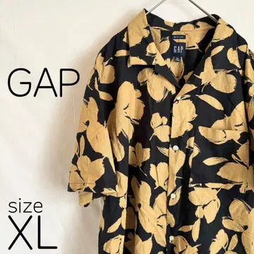 GAP 린넨 셔츠 알로하 셔츠