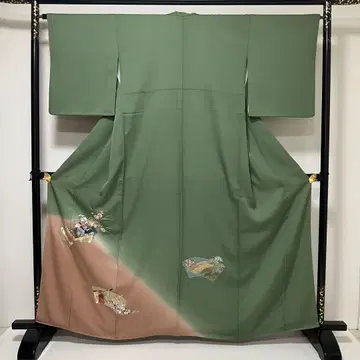 No.2502 순수 실크 자수 공주 부채 호몬기 호몬기 새상품급