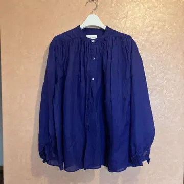 UNITED ARROWS TOKYO 린넨 셔츠 블라우스 파랑