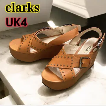 clarks 클락스 스터드 샌들 브라운 23.5cm