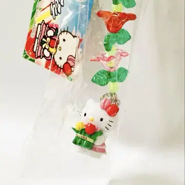 지역 키티 도야마 한정판 튤립 버전 비즈 스트랩 레어