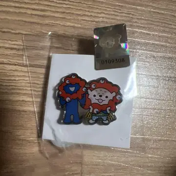 아사피 & 밧줄로 묶은 핀 배지