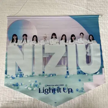 NiziU 태피스트리 라이브 light it up 굿즈