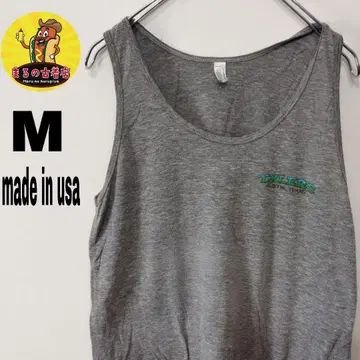 usa 빈티지 의류 AmericanApparel 탱크탑 M 그레이 미국제