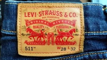 LEVI 511 스트레이트 데님 W28 L32
