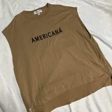 Americana 아메리카나 빅 티셔츠 슬리브리스