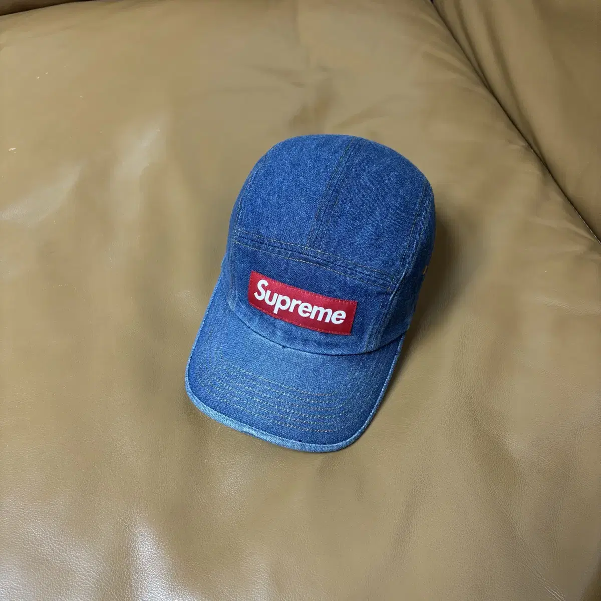 Supreme 슈프림 22fw 데님 캠프캡 모자 (22fw Denim)
