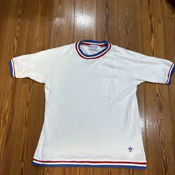 arvor maree 트리콜로 엣지 티셔츠 4 XL 화이트