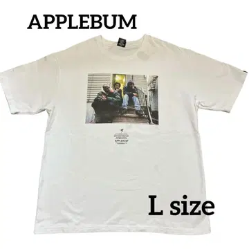 APPLEBUM 프린트 티셔츠 남성용 L 스트릿 애플 범