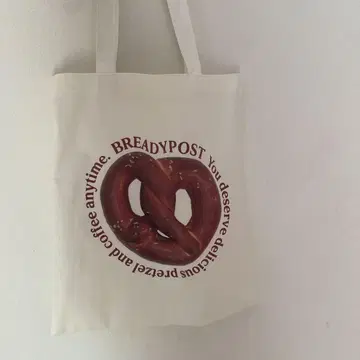 프레첼 토트백 한국 카페 굿즈 BREADYPOST