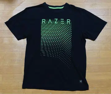 RAZER 기업 로고 티셔츠 게이밍 블랙 L 사이즈 레이저