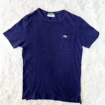 LACOSTE 라코스테 사슴 무늬 반팔 티셔츠 네이비 계열 L 사이즈