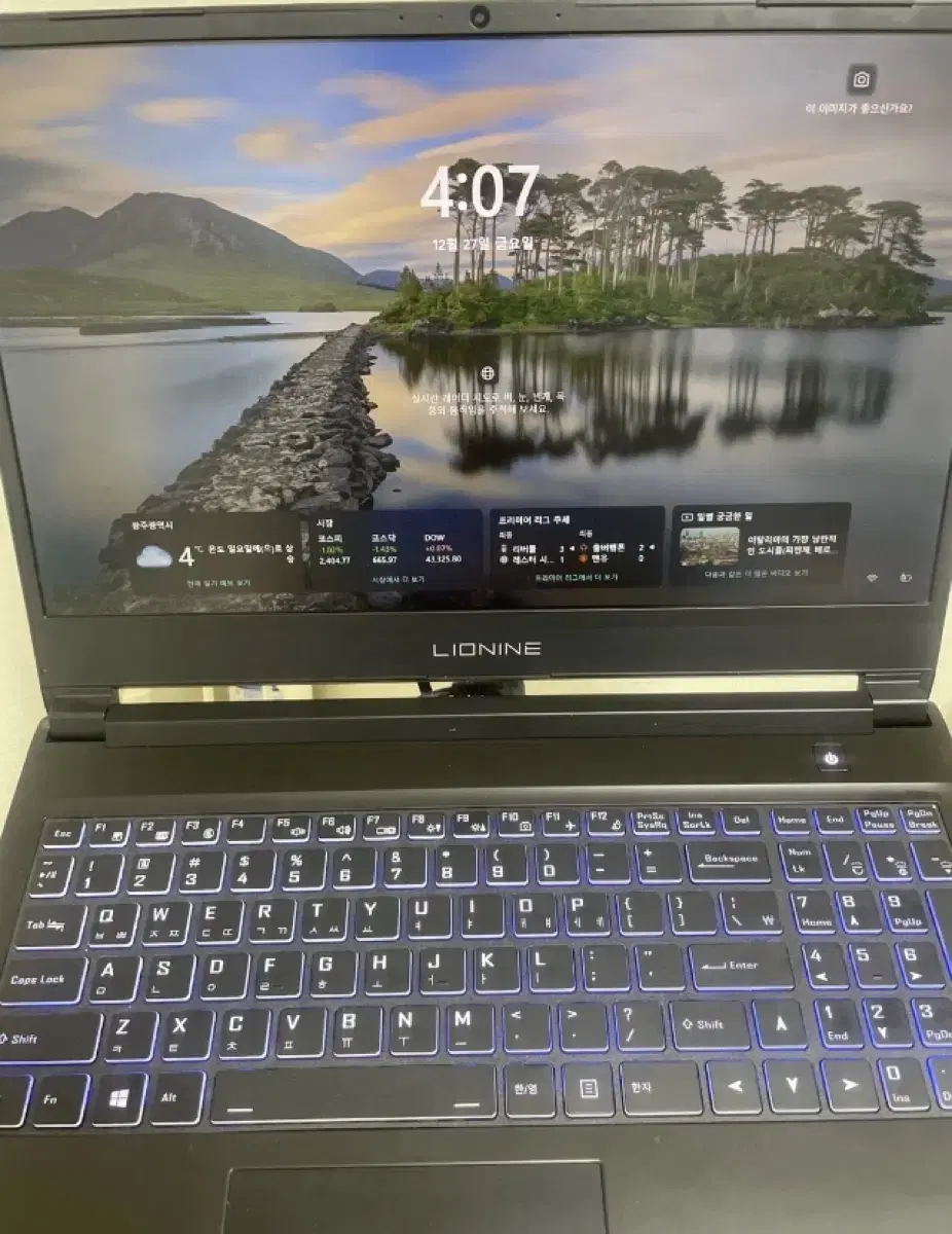 게이밍노트북 3050ti 판매합니다