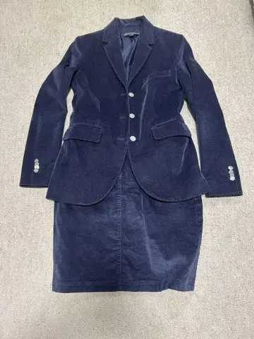 네이비 코듀로이 셋업
