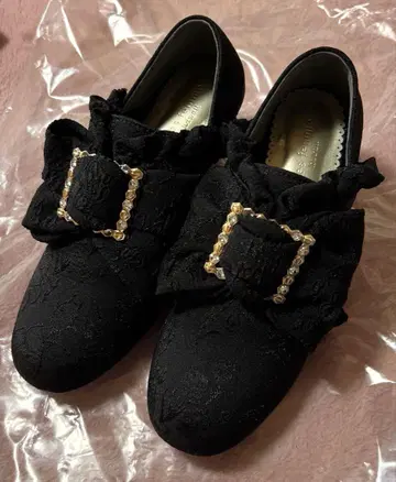 axes femme kawaii 로코코 신발 블랙 L 사이즈