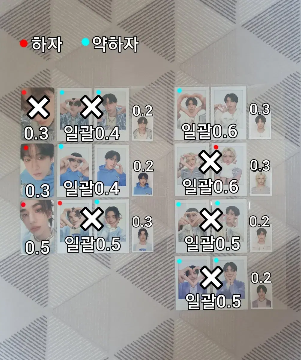 스키즈 5기 팬미팅 온라인 MD 포카 짭폴라 양도