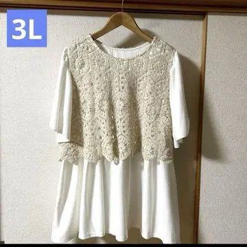 도킹 레이어드 스타일 튜닉 상의 3L