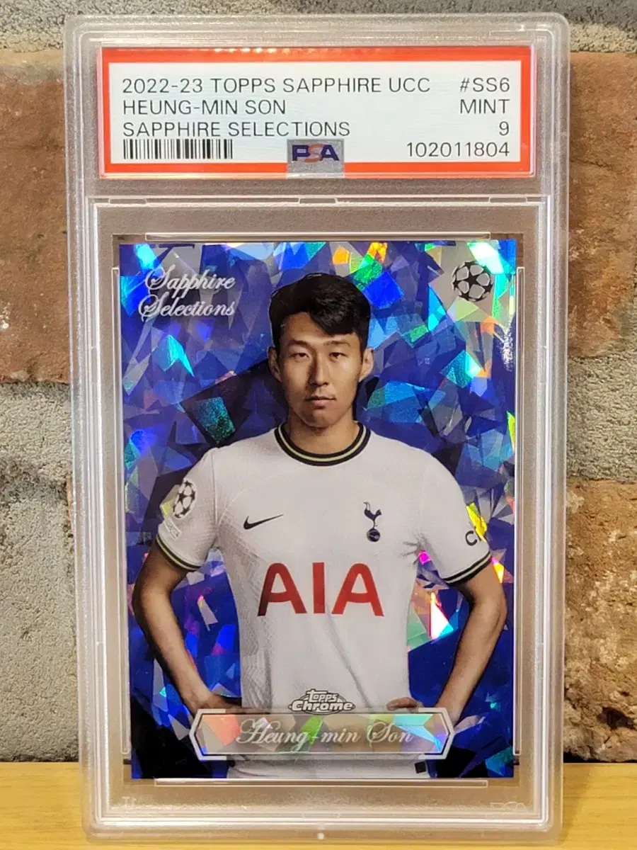 [PSA9] TOPPS 손흥민 사파이어 셀렉션 등급카드