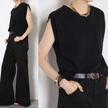Deuxieme Classe TWIST 탱크탑 블랙