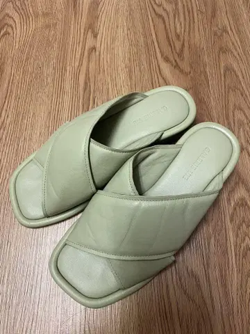 GALERIE VIE LOGAN 크로스 커버드 샌들 라이트 그린 23cm