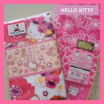 HELLO KITTY 타월 손수건 와타오루 퓨로랜드 핸드 타월