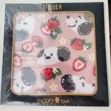 FEILER 페이러 스누피 스트로베리 플라워