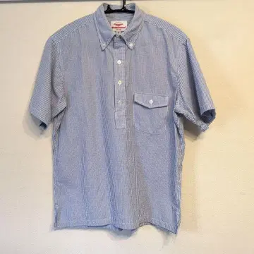 Battenwear 반팔 버튼 다운 셔츠 시어서커 USA제