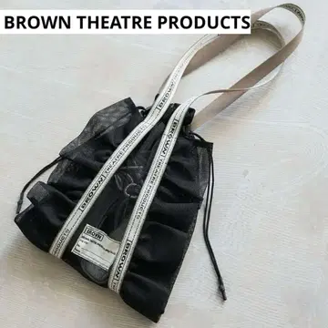 BROWN THEATRE PRODUCTS 별주 메쉬 프릴 신발 가방