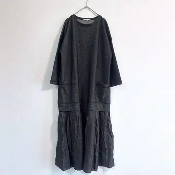 KEIHayama PLUS 24SS 데님 스트레치 저리 데님 원피스