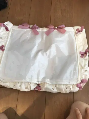 자카마트 A3 이타백 핑크 프릴 토트 이타백