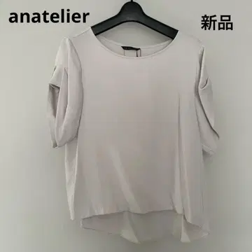 새상품 택 포함 anatelier 아나텔리어 여성용 반팔 블라우스 M