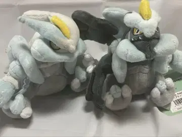 화이트 큐렘 블랙 큐렘 봉제 인형 포켓몬 센터 큐렘