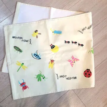 곤충 컬렉션 곤충 디자인 타월 INSECT COLLECTION