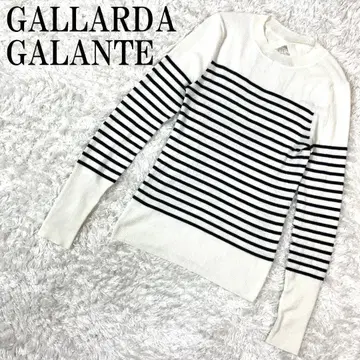 GALLARDA GALANTE 등 오픈 니트 티셔츠 F B8029