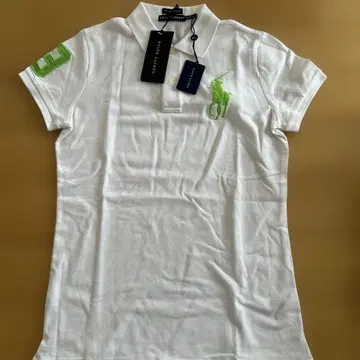 택 포함 새상품 Ralph Lauren 폴로 셔츠 M 화이트