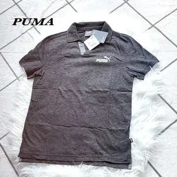 남성용 푸마 PUMA 스키퍼 반팔 피케 셔츠 블랙 남성용 S 골프